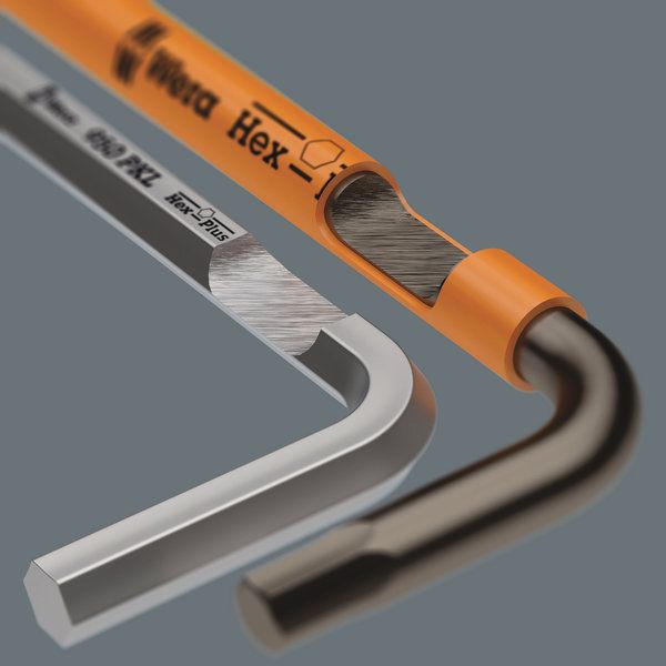 950/9 Hex-Plus Multicolour HF 1 Winkelschlüsselsatz, metrisch, BlackLaser, mit Haltefunktion