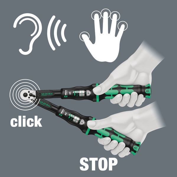 Click-Torque A 6 Drehmomentschlüssel mit Umschaltknarre