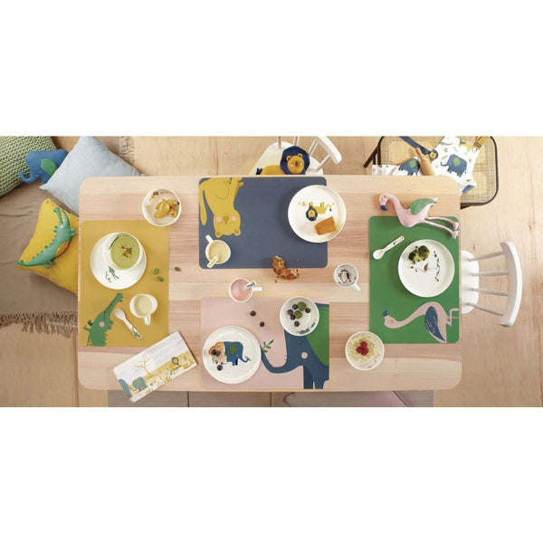 placemat, Emma elephant 46 x 33 cm, leather optic