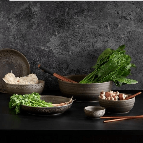 poké salad bowl, mangosteen d. 25 cm, h. 9 cm
