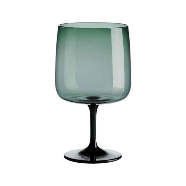stem glass, green d. 8  cm, h. 14 cm, 0,3 l.