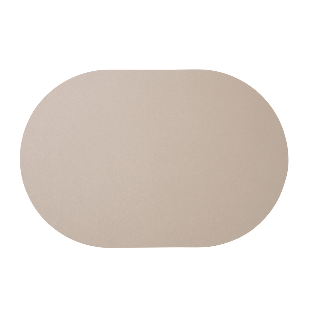 placemat oval, stone 49,5 x 33 cm, leather optic