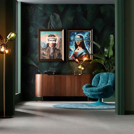 Swivel Armchair Cosy Blue
