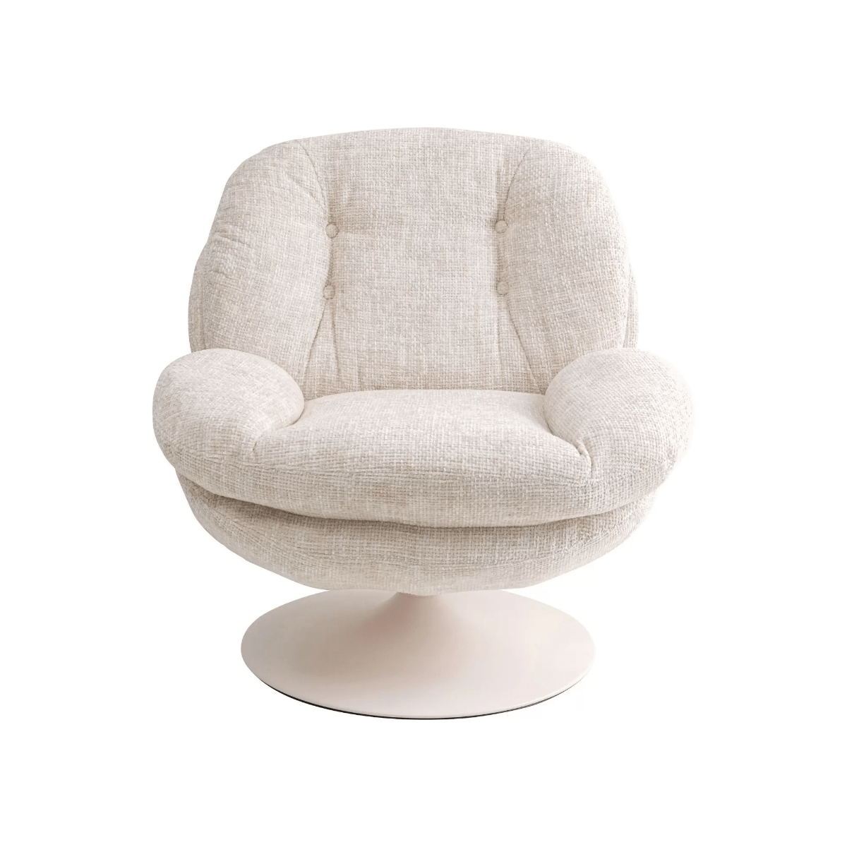 Swivel Armchair Cosy Beige