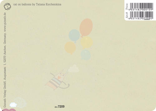 Cat On Balloons