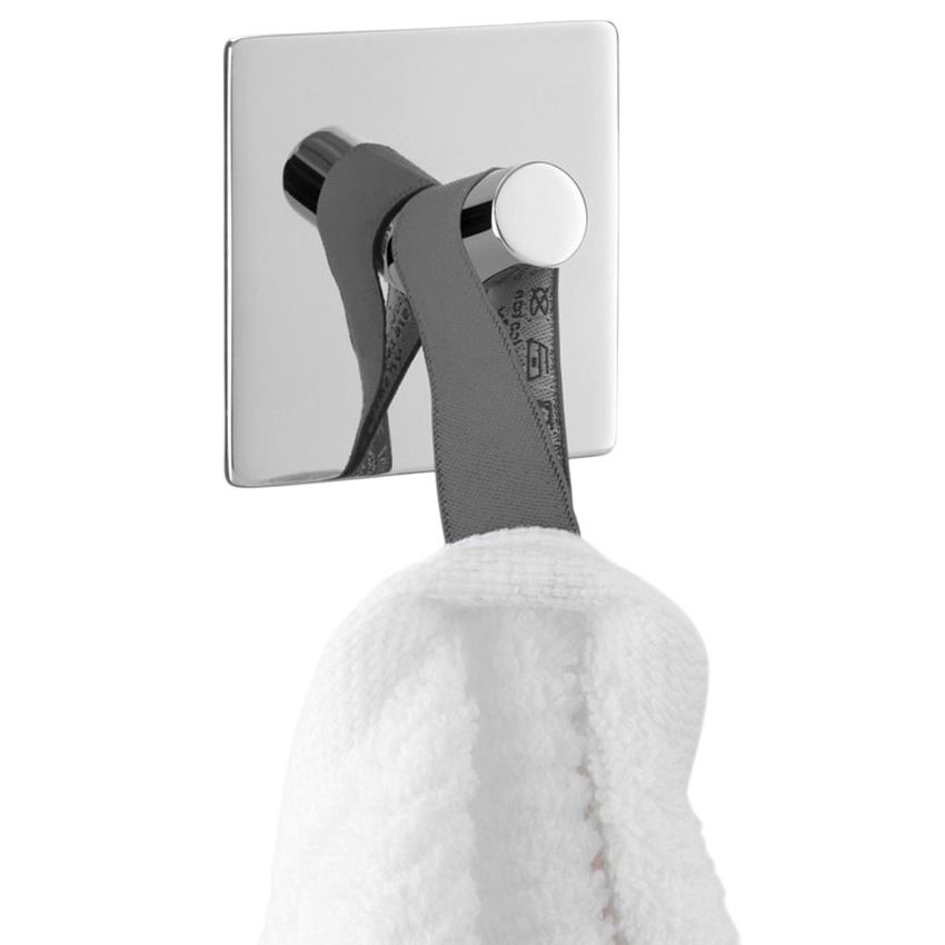 Duplo Handdoekhaak, Vierkant, 5 Cm, Hoogglanzend