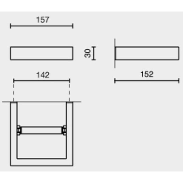 Linea Toiletrolhouder
