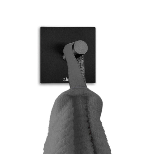 Duplo Handdoekhaak Vierkant, 5 Cm, Zwart