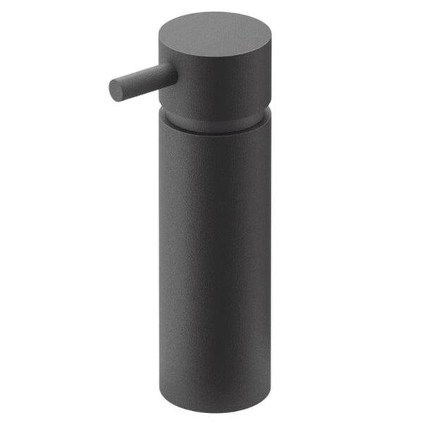 MANOLA lotiondispenser, groot, zwart ø 5 cm, h. 16,5 cm, 175 ml