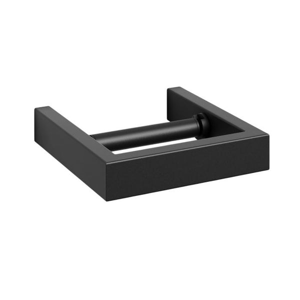 Linea Toiletrolhouder, Zwart