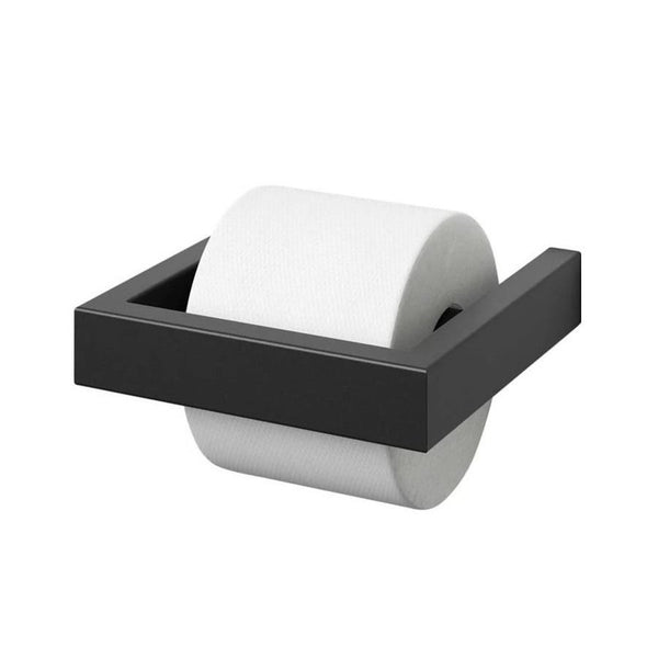 Linea Toiletrolhouder, Zwart