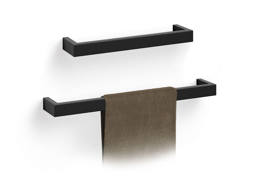 Linea Handdoekstang, 46,5 Cm, Zwart