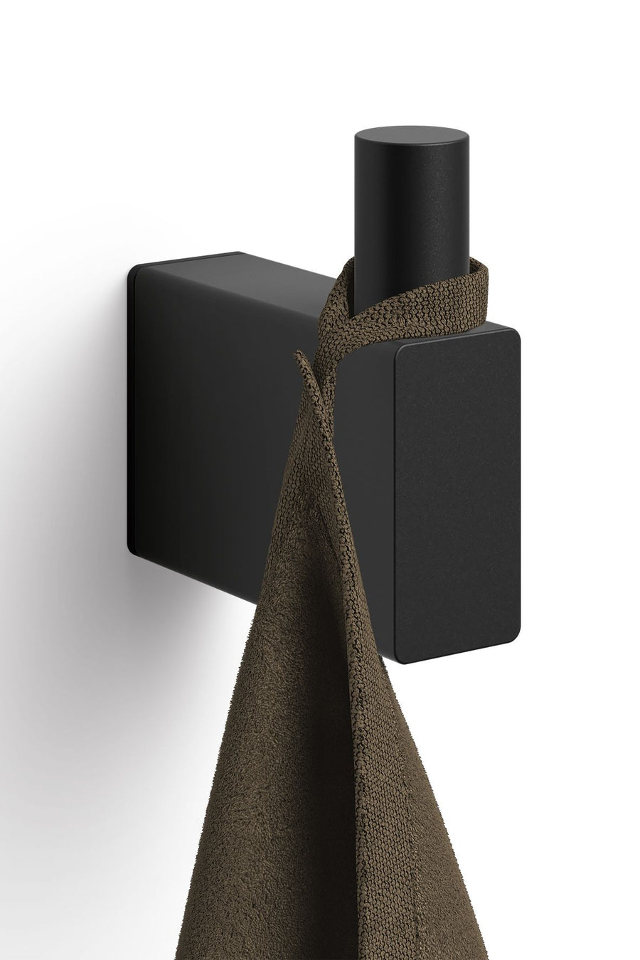 Linea Handdoekhaak, 4,8 Cm, Zwart