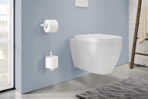 Carvo Toiletrolhouder, Wit