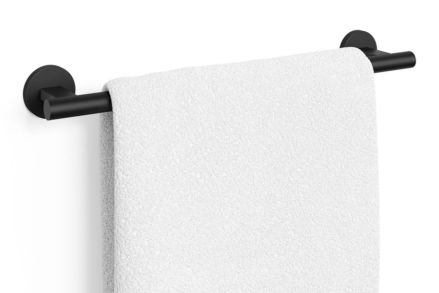 Scala handdoekstang, 51 cm, zwart