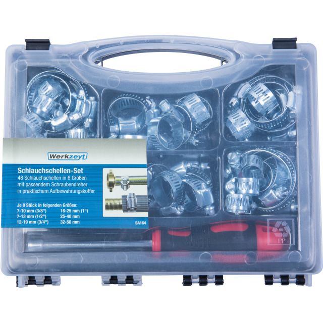Slangenklemmenset 50-delig