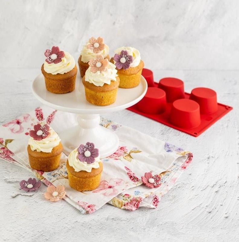 Dr.oetker Muffinvorm 6 Stuks Silicone Flexxible Love