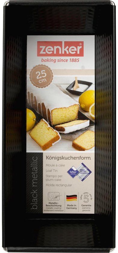 Zenker Cakevorm Black Metallic 25cm