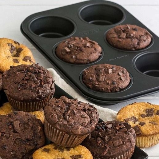 Zenker Muffinbakvorm 6 Black Metallic