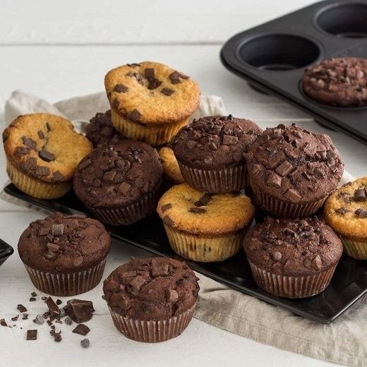 Zenker Muffinbakvorm 6 Black Metallic