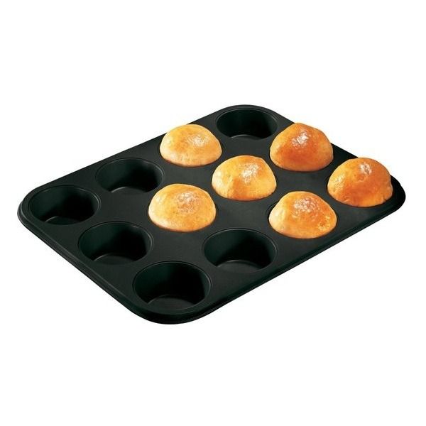 Zenker Muffinbakvorm 12 Black Metallic