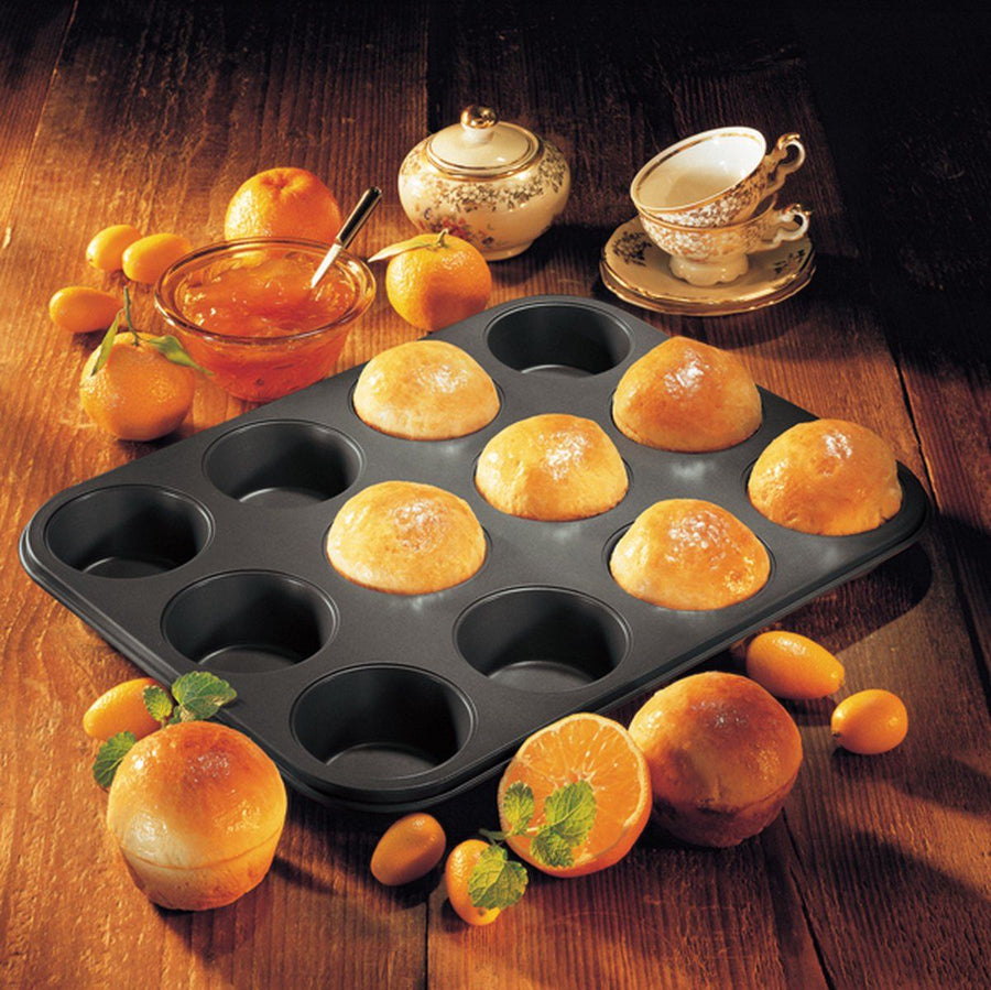 Zenker Muffinbakvorm 12 Black Metallic