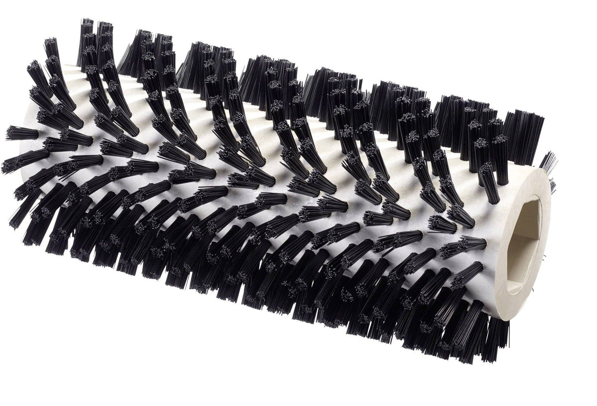 multibrush/powerbezem zwart nylon voor algemeen onderhoud van steen en hout