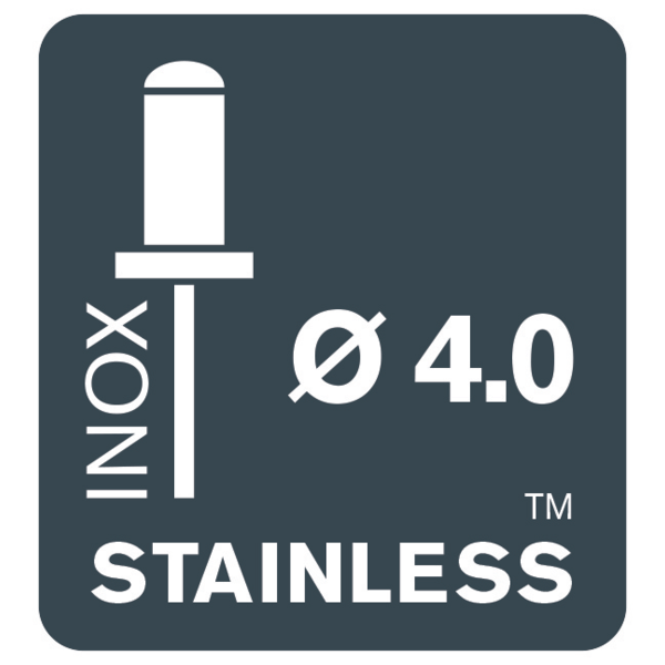 Rapid Blindklinknagels RVS Ø 4 x 8 mm incl. Boor 50 st., Box