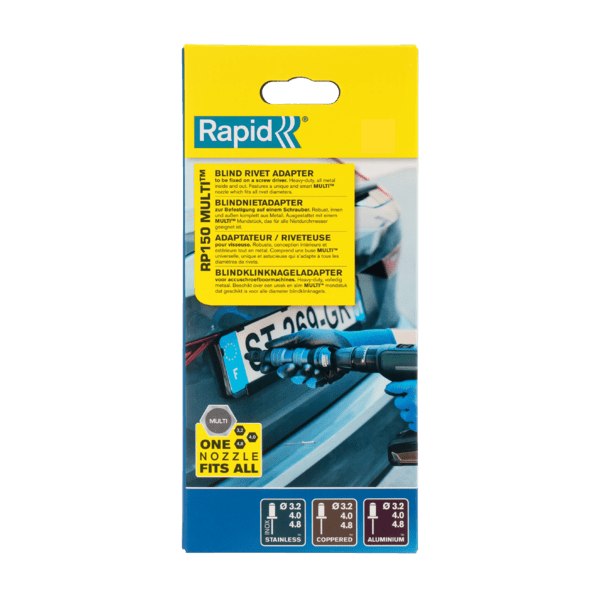 Rapid blindklinknageladapter rp150 multi, box