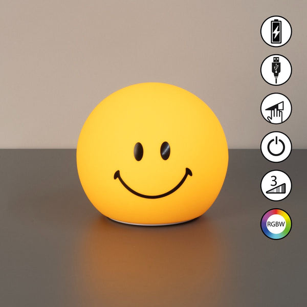 table light, night light, GlowMoji | 1x LED 0,3 W Incl. yellow