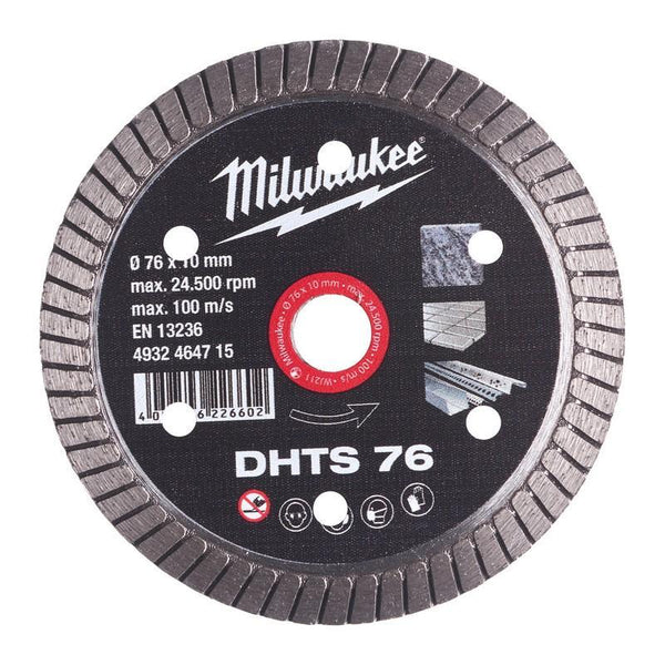 Diamantslijpschijf natuursteen/keramiek dhts 76 mm
