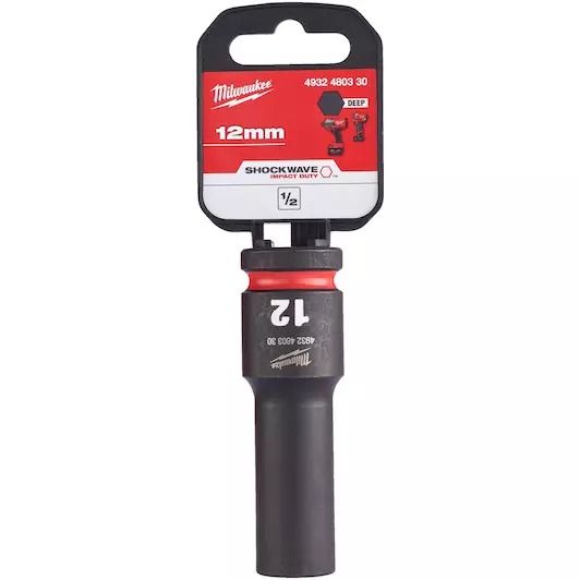 Dop shockwave 1/2 lang 12mm