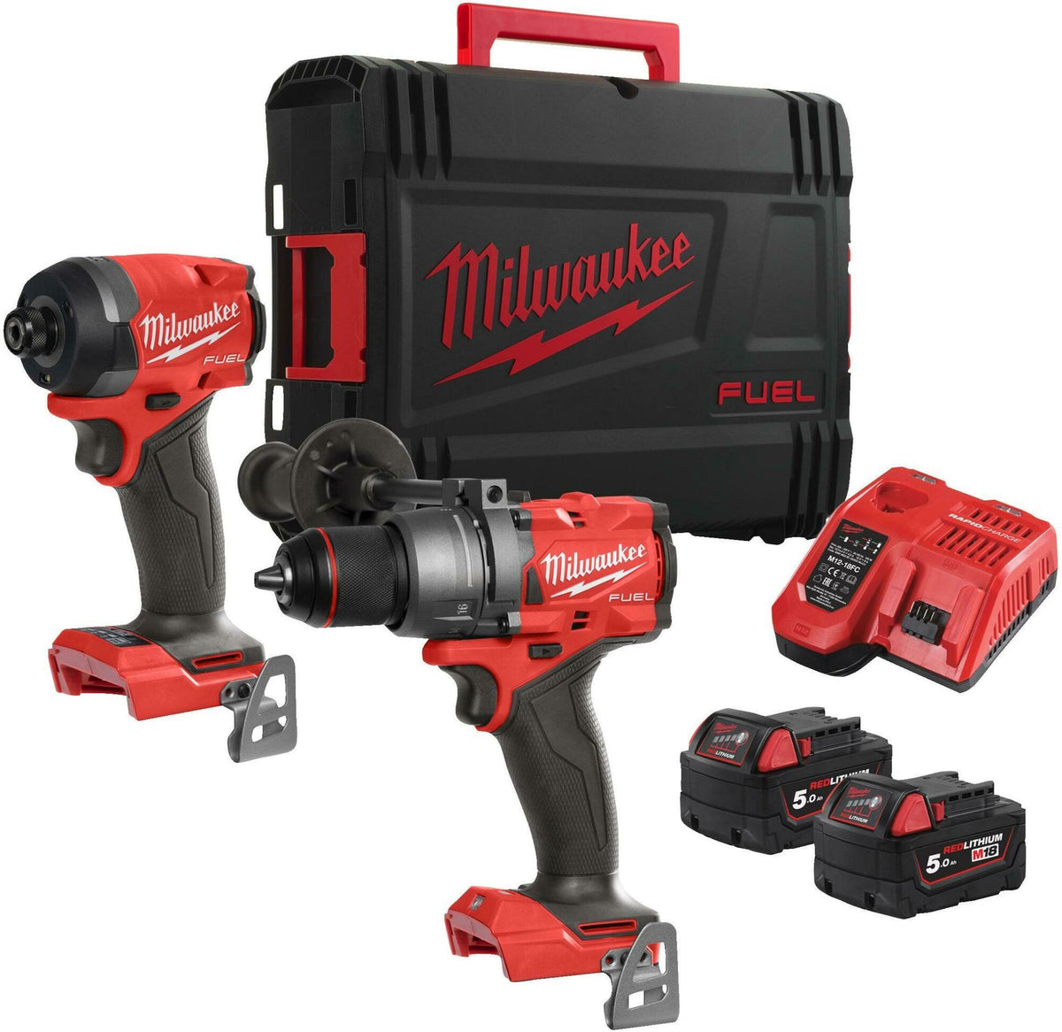 M18 fuel power pack (m18fpd3, m18fid3, 2 x m18b5, m12-18fc, hd-box)