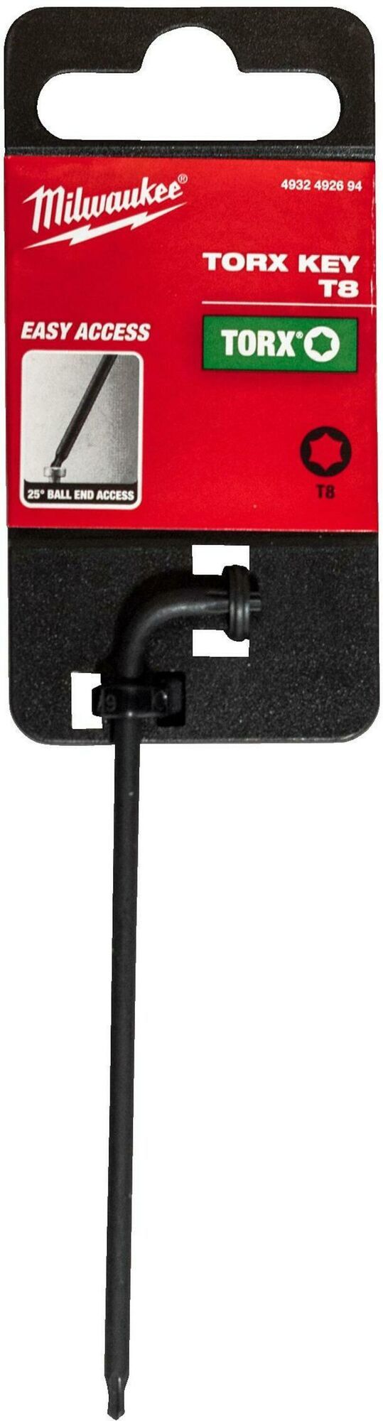 Inbussleutel torx - t8
