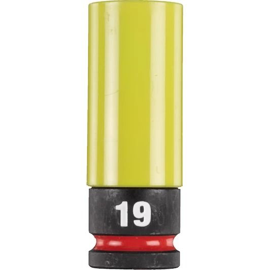 Shockwave 1/2 slagmoerdop met sleeve hex 19 mm