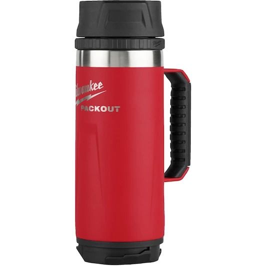 Packout™ 532 ml mok met drinkdop rood (afname per 6 stuks)