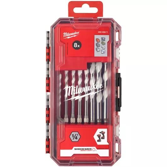 Shockwave multi materiaalboren packout ready box set (4/5/5/6/6/8/10/12)