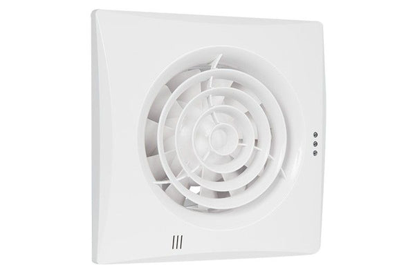 Badkamer-/ toiletventilator Silencio 100 TH wit