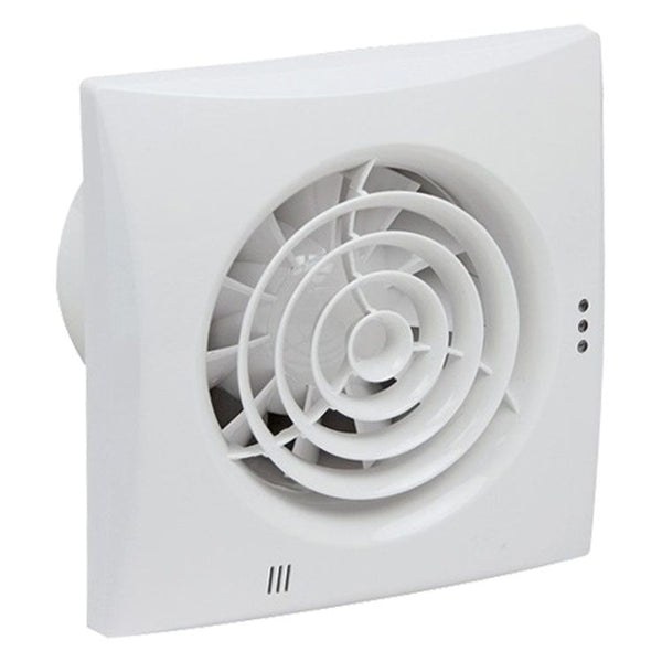 Badkamer-/ toiletventilator Silencio 125 wit