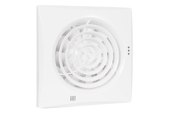 Badkamer-/ toiletventilator Silencio 125 T wit