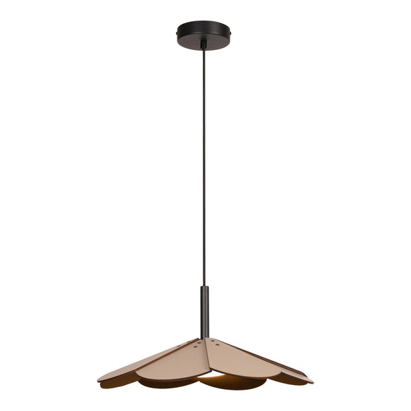 Lucide BLOMSTER dimbare LED-hanglamp Ø 47 cm, 9 W, taupe