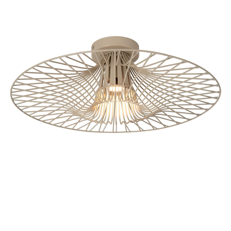 Lucide ELLIS plafondlamp Ø 50 cm, E27, taupe