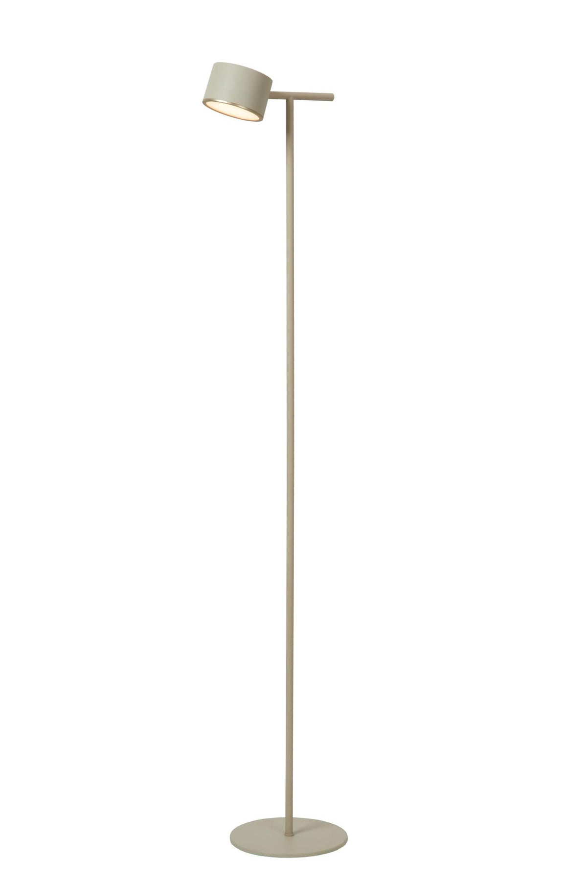 Lucide GIAN dimbare LED-vloerlamp 9 W, taupe