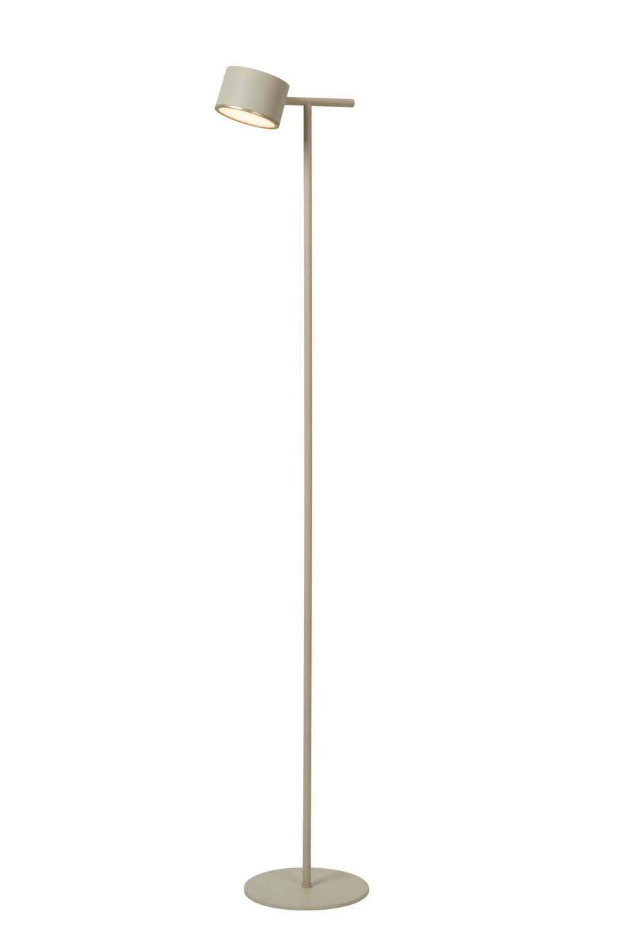 Lucide GIAN dimbare LED-vloerlamp 9 W, taupe