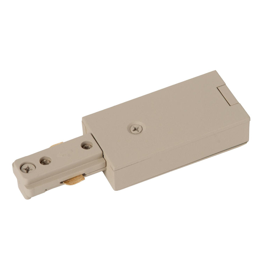 Lucide TRACK railvoeding enkel, taupe