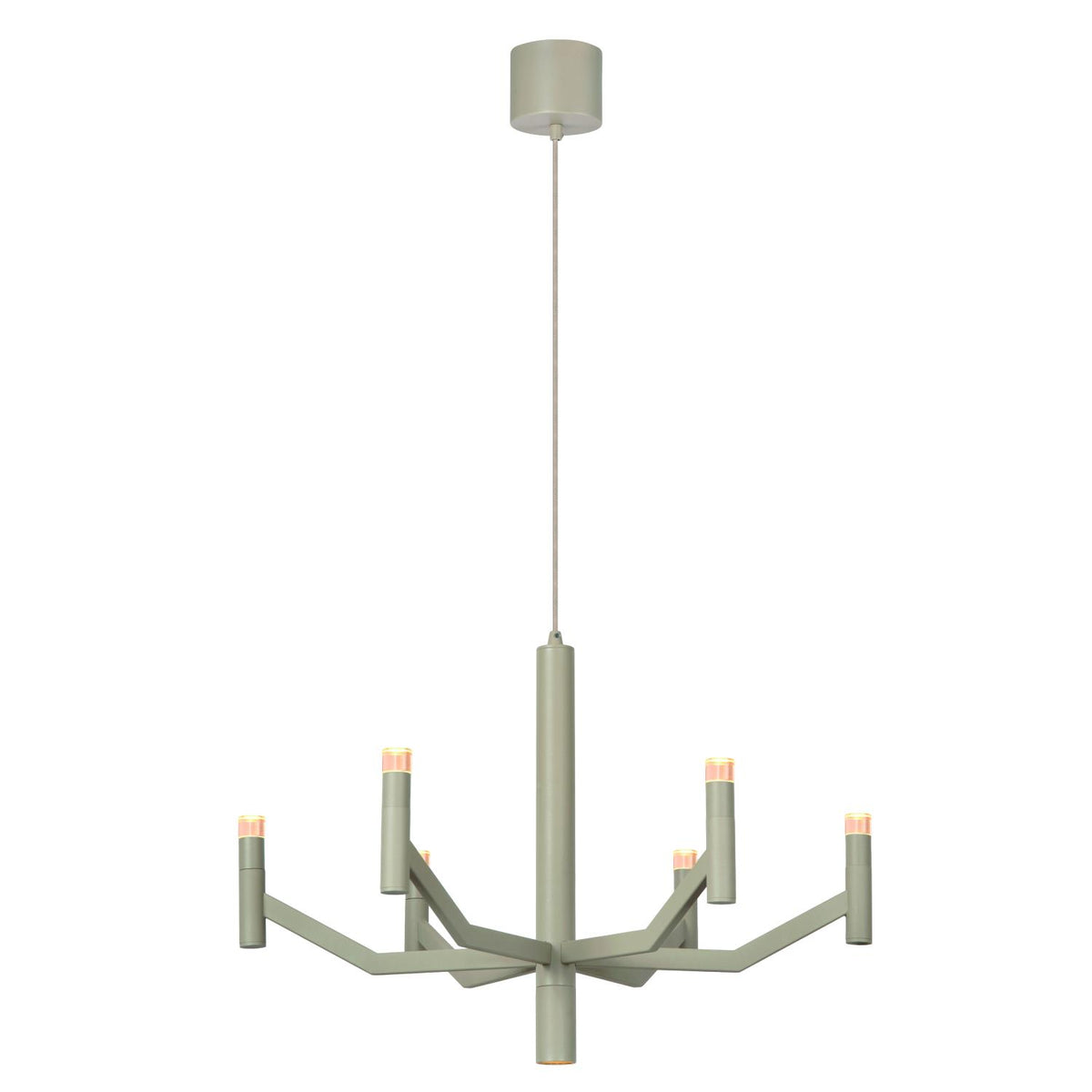 Lucide WELLINGTON dimbare LED-hanglamp Ø 60 cm, taupe