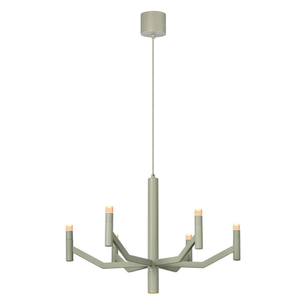 Lucide WELLINGTON dimbare LED-hanglamp Ø 60 cm, taupe