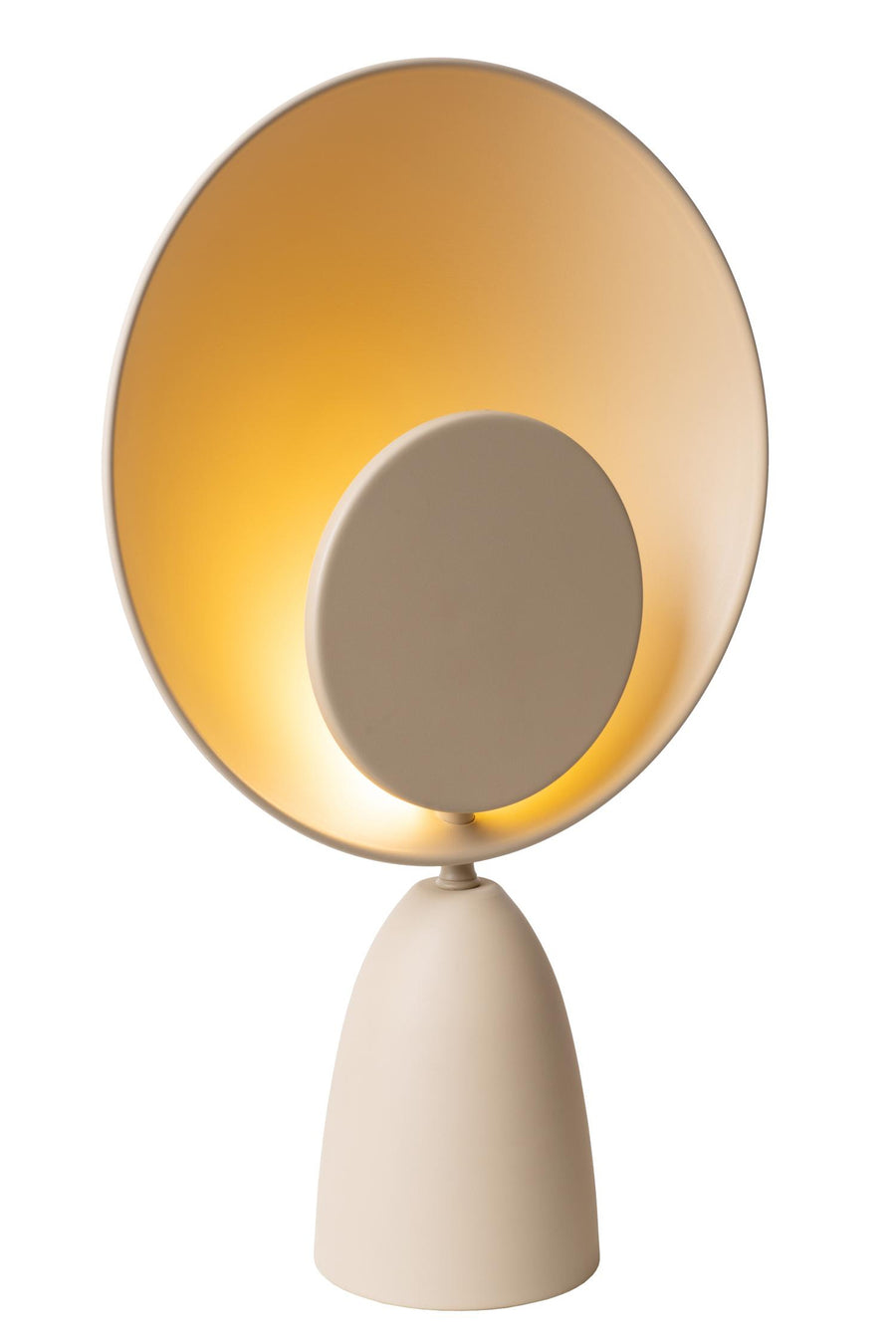 Lucide CASTAMAR LED-tafellamp Ø 25,5 cm, 8 W, taupe