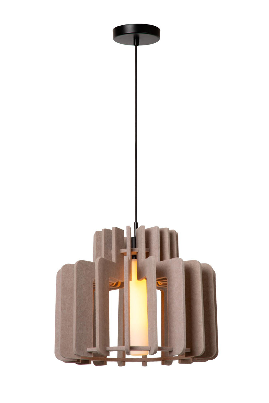 Lucide ROLLO hanglamp E27, taupe