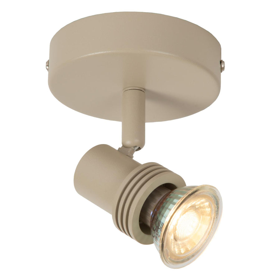 Lucide KIANTI plafondspot Ø 10 cm, GU10, taupe